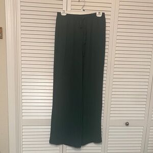 SHEIN Dark Green Wide Leg Pants